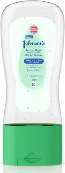 Johnson's Baby Oil Gel with Aloe Vera and Vitamin E