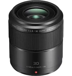 Panasonic Lumix G Macro 30mm f/2.8 ASPH MEGA O.I.S Lens