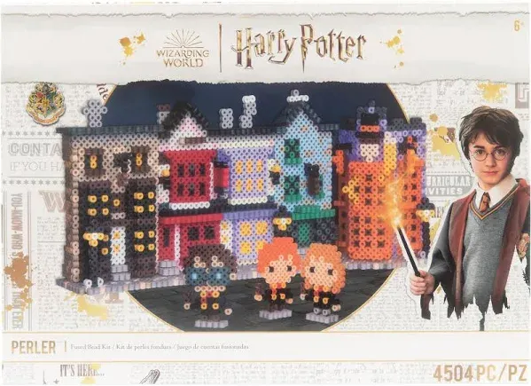 harry potter puzzle perler beads kit lego game bead set alley diagon board