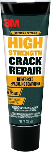 3M High Strength Crack Repair, 7 oz, Wall Crack Repair, Squeeze Tube for Easy Application Directly Into Cracks & Fractures, Repairs Damaged Areas on Walls & Ceilings (CR-7-SQ)