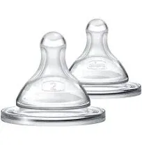 Chicco Duo Baby Bottle Nipple Flow