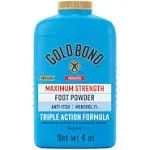 Gold Bond Maximum Strength Foot Powder (4 oz)