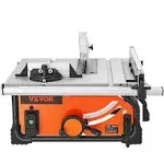 VEVOR 10&#034; Table Saw Electric Cutting Machine 4500RPM - Woodwork Tool for Precise