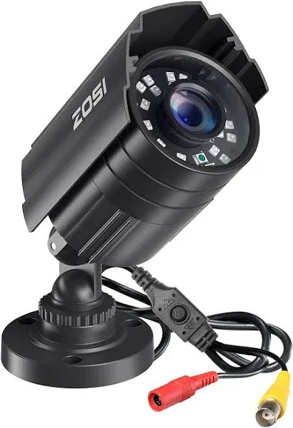 ZOSI Wired 1080p Outdoor/Indoor CCTV TVI Security Camera Compatible for Analog DVR