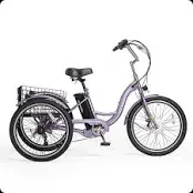 Mooncool Electric Tricycle for Adults 350w 36V Electric Trike Motorized Three Wheel Electric Bicycle