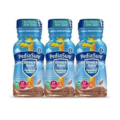 PediaSure Kids Shake, Chocolate (6 x 8 fl oz)