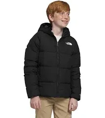 Kids North Face Reversible Hyalite Down Jacket NF0A5GKAJK3 Black/White Size S