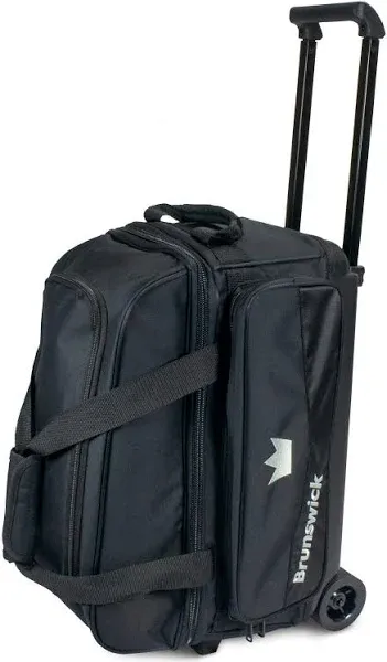 Brunswick Zone Double Roller Bowling Bag - Royal