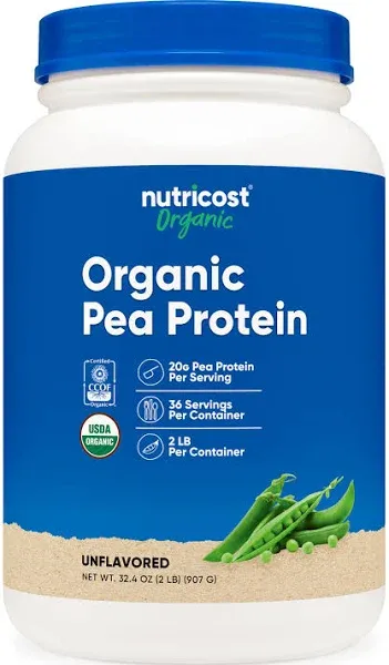 Nutricost Organic Pea Protein Isolate Powder