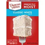 Duncan Hines Classic Cake Mix, White, 15.25 oz