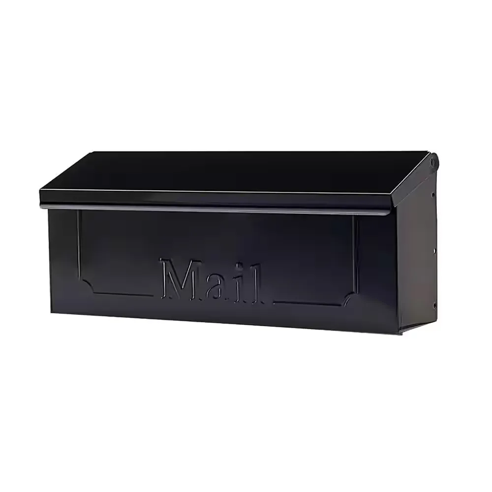 Gibraltar Mailboxes THHB00AM Townhouse Wall Mount Mailbox, Black