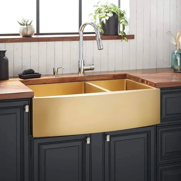 Signature Hardware Atlas 36" Farmhouse Double Basin