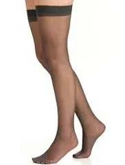 All Day Sheer Thigh High Stockings With Invisible Toe - 1590