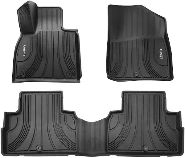 Floor Mats for Hyundai Palisade 2020-2025 All Weather Floor Liner TPE Black