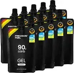 Precision Hydration Precision Fuel 90 Energy Gels - Mild Flavour Running Gels for Endurance Athletes, 90g Carbohydrate, Easy-to-Digest, Perfect for