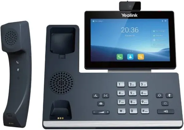 YEALINK SIP-T58W PRO CAMERA SIP IP PHONE WIFI BLUETOOTH - 1 PHONE-1 POWER SUPPLY