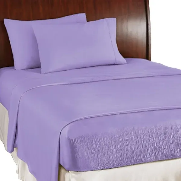 Bed Tite Soft Microfiber Sheet Set - Includes Flat Sheet, Fitted Sheet, and 2 Pi