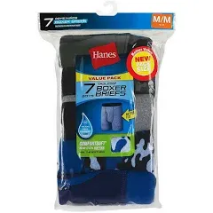 Hanes Boys Underwear 7 Pack Tagless Boxer Briefs