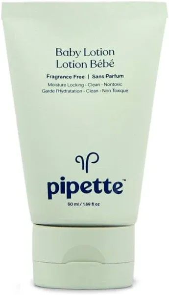 Pipette Baby Lotion Fragrance Free - Hydrates &amp; Nourishes Sensitive Skin