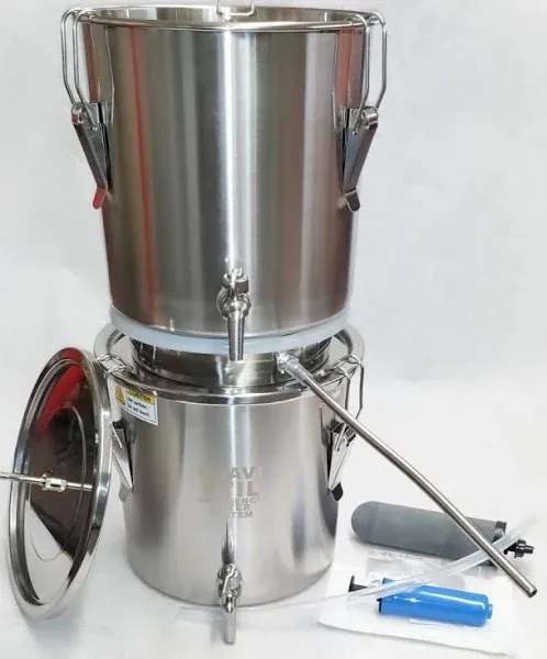 Emergency Survival Water Distiller and Gravity Filter Combination GRAVI-Stil Auto Fill Feature