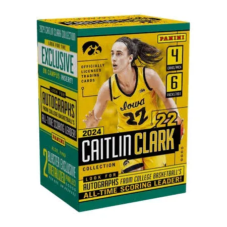 Caja Blaster de Tarjetas Comerciales Basketball de la Colección Caitlin Clark Panini 2024