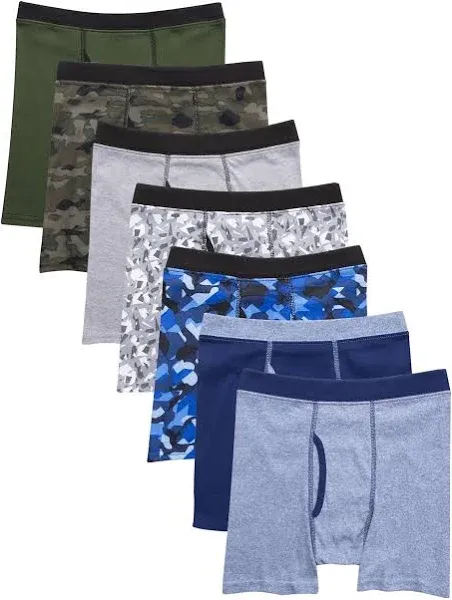 Hanes Boys Tagless Boxer Briefs 7 Pairs Size XL (18-20)