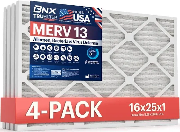 BNX TruFilter Air Filter MERV 13 MADE IN USA