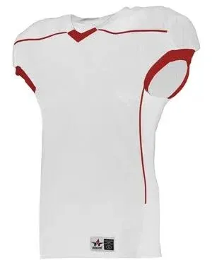 Alleson Athletic 776E Adult Speed Game Jersey - White Red