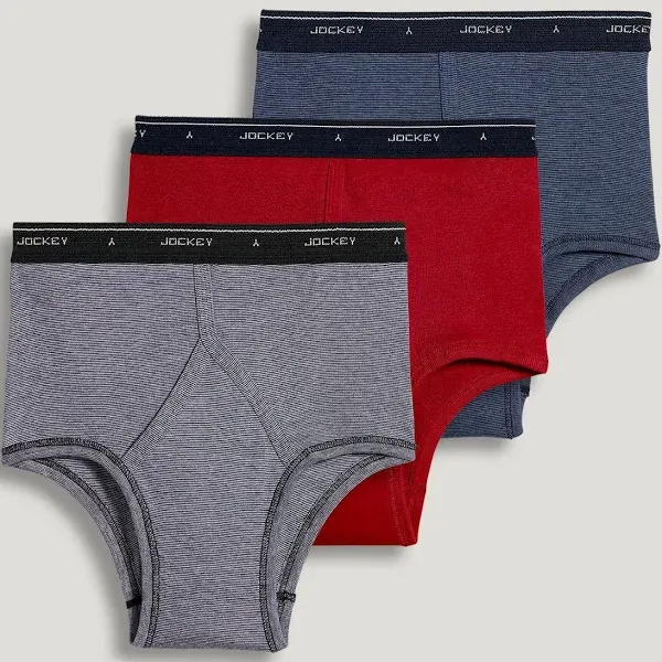 Jockey Men's Underwear Classic Full Rise Brief - 3 Pack