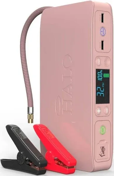 Halo Bolt Air Plus Portable Vehicle Jump Starter/Power Bank/Compresso<wbr/>r