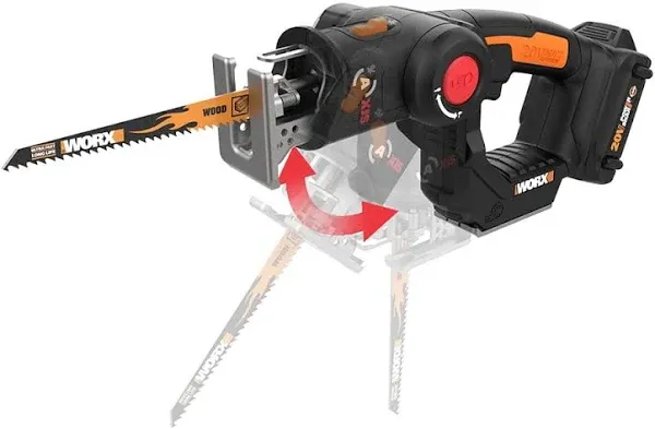 Worx Wx550l 20V Axis Cordless Jig Saw