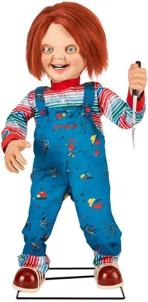 3.5 Ft ANIMATED CHUCKY DOLL Halloween Prop Home Depot Exclusive