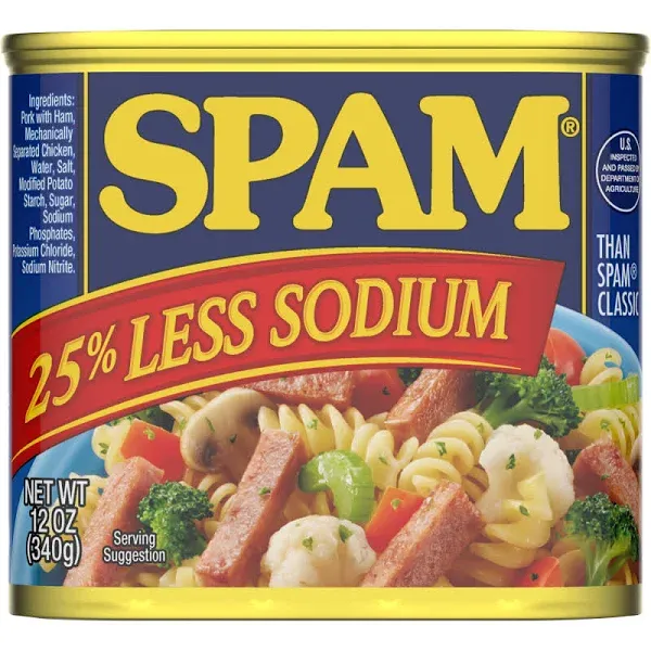 Spam Less Sodium