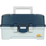 Plano 2 Tray Tackle Box Blue/White