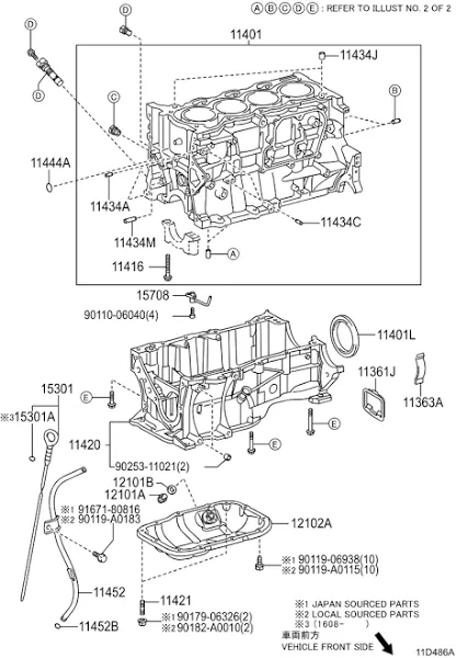 Toyota OEM Oil Drain Plug Gasket 90430-12031