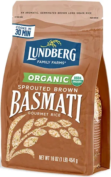 LUNDBERG FAMILY FARMS Nutra-farmed Basmati Brown Rice, 32.03 OZ