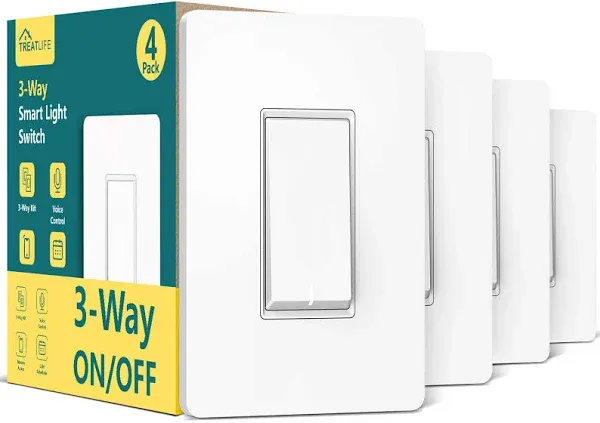 Treatlife 3 Way Smart Switch