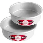 Anodized Aluminum Round Cake Pans 2 Piece Set 7 x 2 Inch