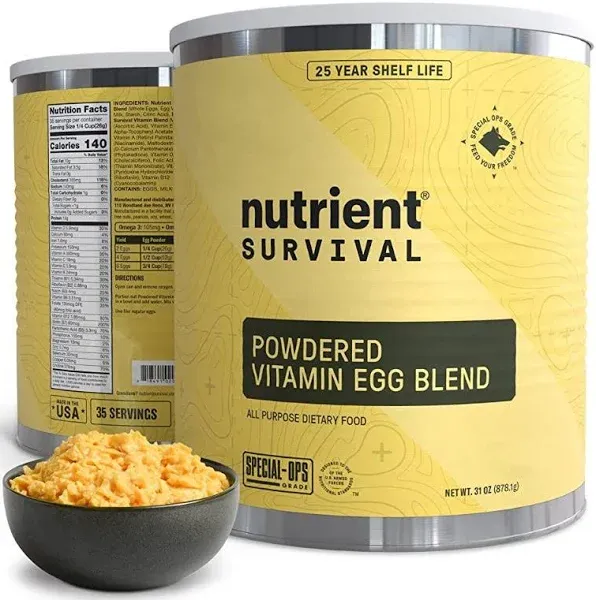 Nutrient Survival Powdered Eggs