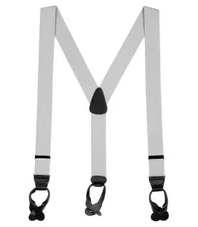 Big & Tall Suspenders - 1.5 Inch Wide Button-On