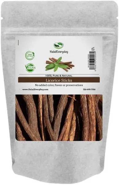 African Licorice Sticks - 1 Lb - 100% Pure Licorice Sticks by Halaleveryday