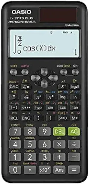 Casio Fx-991Es Plus Blue 2Nd Edition 417 Function Calculator