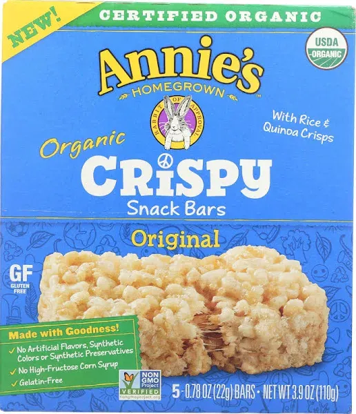 Annie's Organic Original Crispy Snack Bars