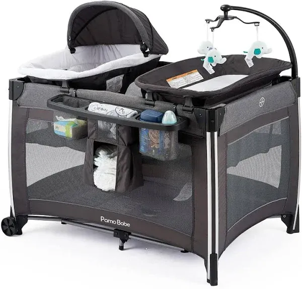 Pamo Babe 4 in 1 Portable Crib For Baby, Nursery Center. CLEARANCE! FINAL SALE!