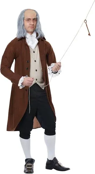 California Costume Collection Benjamin Franklin Adult Costume