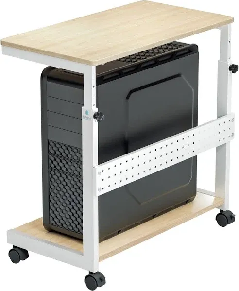 Eureka Ergonomic Computer Accessories PC Stand Rolling Cart with Wheel