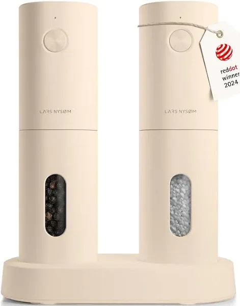 LARS NYSM Electric Salt and Pepper Grinder Set