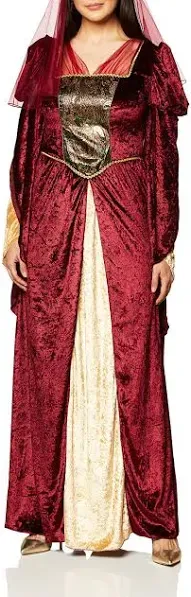 Renaissance Costume Adult Juliet Medieval Maiden Princess Queen Fancy Dress