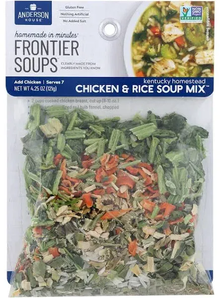 Anderson House Frontier Soups Kentucky Homestead Chicken and Rice Soup Mix