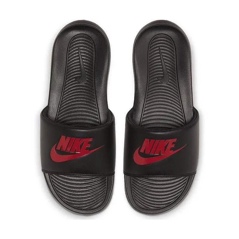 Men's Nike Victori One Slide (Black/White) 8